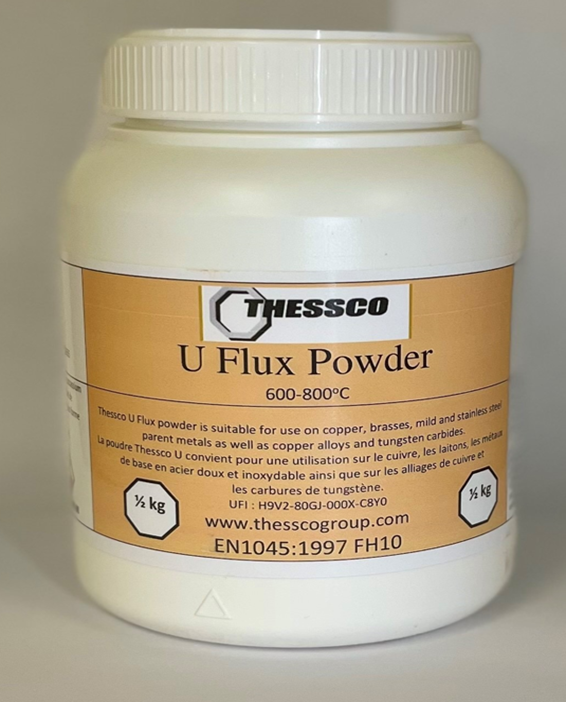 U Flux Powder 0.5kg pot — SolPro Brazing